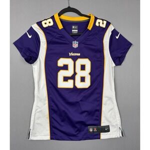 Nike Adrian Petersen #28 Jersey Youth Medium Shirt Field Minnesota Vikings NFL